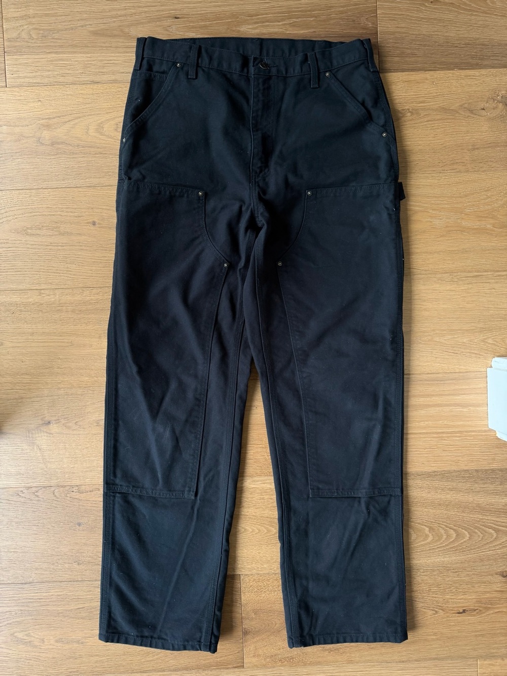Carhartt B01 Duck Double-Knee Utility Pants Black